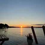 Idylliske Evjua Ved Mjosa Parque de Campismo Skreia