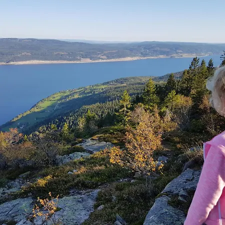 Idylliske Evjua Ved Mjosa Skreia