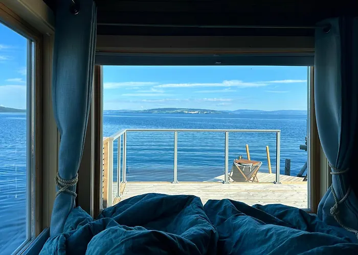 Campingplads Idylliske Evjua Ved Mjosa Skreia