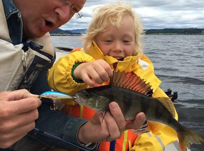 Idylliske Evjua Ved Mjosa Skreia